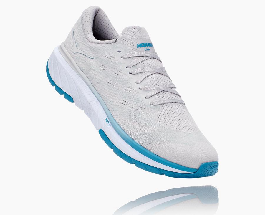 Chaussure Running Hoka One One Cavu 3 Homme - Blanche/Bleu - MKC-954160